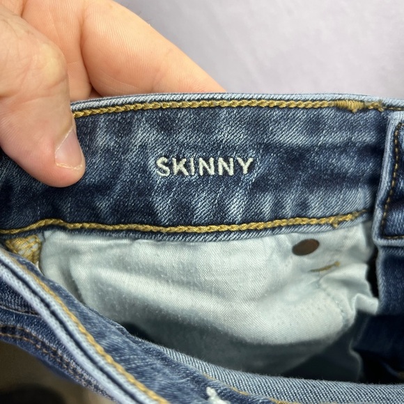 American Eagle Next Level Stretch Skinny Jeans Womens 4 Short Blue Denim 2212 - Picture 3 of 11